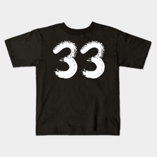 Number 33 Kids T-Shirt